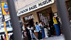 People wait in line in front of the popular bakery chain London Bagel Museum's store in Jongno District, central Seoul, on Oct. 30. [NEWS1]