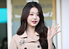 Girl group IVE member Jang Won-young leaves for a Paris fashion show from the Incheon International Airport on Sept. 30, 2024 [NEWS1]