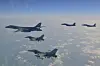 South Korea and the United States conduct joint air drills in a show of force against North Korean military threats on Feb. 20. [MINISTRY OF NATIONAL DEFENSE]