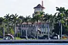 The convoy of U.S. President Donald Trump leaves his Mar-A-Lago social club in Palm Beach, Florida, on Nov. 29. [REUTERS/YONHAP]