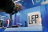 Contemporary Amperex Technology Limited's lithium iron phosphate batteries are displayed at an exhibition in Beijing on Oct. 12, 2022. [REUTERS/YONHAP]