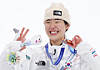 Snowboarder Yu Seung-eun poses for a photo with her bronze medal after the women’s big air final at the Milan-Cortina Winter Olympics at Livigno Snow Park in Livigno, Italy, on Feb. 9,. [NEWS1]