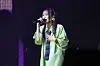 Yoasobi vocalist Ikura performs at Weverse Con at Inspire Arena in Incheon on June 15. [2024 WEVERSE CON FESTIVAL]