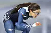 Speed skater Kim Min-sun, who is set to compete in the 2026 Milano-Cortina Winter Olympics, trains at the Korea National Training Center in Nowon District, northern Seoul, on Jan. 8. [YONHAP]