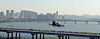 A UAM vehicle conducts a test flight over Seoul in November 2020. [SEOUL METROPOLITAN GOVERNMENT]