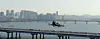 A UAM vehicle conducts a test flight over Seoul in November 2020. [SEOUL METROPOLITAN GOVERNMENT]