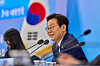 President Lee Jae Myung delivers remarks during a national forum on science and technology at the National Science Museum in Daejeon on Nov. 7, in this photo provided by the Presidential Office. [PRESIDENTIAL OFFICE]