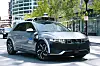 Hyundai Motor's Ioniq 5 robotaxi, developed by Motional, is shown in this photo. [MOTIONAL]