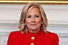 Then-first lady Jill Biden speaks during an event at the White House in Washington, Jan. 16, 2025. [AP/YONHAP]