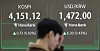 A screen in Hana Bank's trading room in central Seoul shows the Kospi opening on Nov. 13. [YONHAP]
