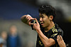 Los Angeles FC forward Son Heung-min celebrates scoring against the Vancouver Whitecaps in Vancouver, Canada, on Nov. 22, 2025. [REUTERS/YONHAP]