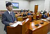 Minister of Employment and Labor Kim Young-hoon delivers remarks on July 28 after the National Assembly’s Environment and Labor Committee in western Seoul passes the 'Yellow Envelope Act.' [YONHAP]
