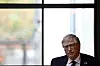 Bill Gates discusses improving the availability of vaccines for children at an event organized by the nongovernmental organization Save the Children in Berlin on Oct. 14, 2024. [AFP/YONHAP]