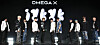 Boy band Omega X performs its new song ″Junk Food″ during a showcase held at the Yes24 Live Hall in eastern Seoul for its third EP ″iykyk″ on Nov. 7. [NEWS1]