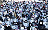 Dongduk Women's University students urge the university to withdraw the law suit filed against 21 students during a protest held in front of the Dongduk Building in Jongro District, central Seoul, on Feb. 9. [NEWS1]