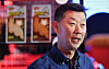 Harim Chairman Kim Hong-guk introduces the brand's products at Harim's pop-up store in Seongsu-dong, eastern Seoul, on Wednesday. [NEWS1]