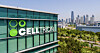 The Celltrion logo is pictured on its headquarters in Songdo, Incheon. [CELLTRION]