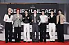 Boy band Enhypen poses for the cameras at its short film “Desire: Unleash″ premiere event held at Megabox, Coex branch in Gangnam District, southern Seoul on May 11. [BELIFT LAB]