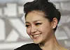 Taiwanese actor Barbie Hsu smiles during an event to promote her new film ″Future X-Cops″ (2010) on March 29, 2010, in Taipei, Taiwan. [AP/ YONHAP]