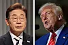 Left: Newly elected President Lee Jae-myung. Right: U.S. President Donald Trump. [YONHAP]