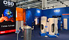 A view of OSO Hotwater's booth at the International Trade Fair for Sanitation, Heating and Air 2025, the world's largest air conditioning and heating exhibition held in Frankfurt, Germany, earlier this year [LG ELECTRONICS]