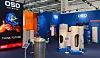 A view of OSO Hotwater's booth at the International Trade Fair for Sanitation, Heating and Air 2025, the world's largest air conditioning and heating exhibition held in Frankfurt, Germany, earlier this year [LG ELECTRONICS]