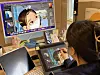 An illustrator at Scatter Labs works on artwork for AI chatbot iLuda. [SCATTER LABS]
