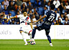 Paris Saint-Germain's Lee Kang-in scores their first goal in the third minute in a match against Le Havre in Le Havre, France on Friday. [REUTERS/YONHAP]