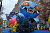 Volunteers work during the balloon inflation for the 99th Macy's Thanksgiving Day Parade on Nov. 27, in New York. [AP/YONHAP]