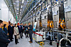 Cho Seong-kyung, then-first vice minister of science and ICT, inspects the heavy ion accelerator facility at the Institute for Rare Isotope Science in Yuseong District, Daejeon, on Dec. 12, 2023. [MINISTRY OF SCIENCE AND ICT]