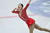 Lee Hae-in, then a junior figure skater, performs in the free program at a domestic competition held at an ice rink in Gyeonggi in February 2020. [YONHAP]