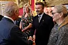 David Beckham shakes hands with Britain's King Charles, next to Meryl Streep, as they attend the King's Foundation Awards ceremony, on the 35th anniversary of The King’s Foundation, at St James's Palace, in London, Britain, June 12. [REUTERS/YONHAP]