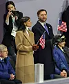 U.S. Vice President JD Vance applauds as Team USA makes its appearance at the opening ceremony of the 2026 Milan-Cortina Winter Olympics held on Feb. 6. [KIM JONG-HO]