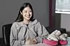 Lee Hae-in speaks during an interview with the JoongAng Ilbo in Sangam-dong, western Seoul, on May 21, 2025. [JANG JIN-YOUNG]