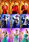 Character posters for the lead actors starring in Seoul's upcoming 'Aladdin.' Top row, from left: Kim Jun-su, Seo Kyung-soo and Park Kang-hyun as Aladdin; Jung Sung-hwa, Jung Won-young and Kang Hong-suk as Genie; and Lee Sung-kyung, Min Kyoung-ah and Choi Ji-hye as Jasmine. [S&CO]