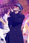 Singer G-Dragon performs at the Melon Music Awards held at the Gocheok Sky Dome in western Seoul on Dec. 20. [KAKAO ENTERTAINMENT]