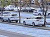 The photo shows cars parked at Seoul Grand Park in Gwacheon, Gyeonggi. [SCREEN CAPTURE]