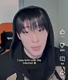 P1Harmony's Keeho during a livestream in December 2024, seen in a YouTube clip uploaded by a fan [SCREEN CAPTURE]