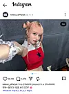 NMIXX's Lily quoting the ″I'm a star″ meme from the 2022 film ″Pearl″ in an Instagram post on April 6, 2023 [SCREEN CAPTURE]