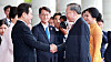 President Lee Jae Myung, left, shakes hands with To Lam, general secretary of the Communist Party of Vietnam, before their summit at the presidential office in Yongsan, central Seoul, on Aug. 11. [PRESIDENTIAL OFFICE]