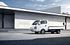 The Porter II Electric model from Hyundai Motor is parked by a building, in this undated file photo.  [YONHAP]