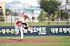 Kia Tigers ace James Naile pitches during a training game against Sangmu Phoenix at Gwangju Kia Champions Field in Gwangju on Oct 9. 2024 [KIA TIGERS]