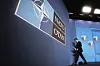NATO Secretary General Mark Rutte leaves a media conference ahead of the NATO summit in The Hague, Netherlands, on June 23. [AP/YONHAP]