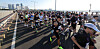 Participants in the 2024 JTBC Marathon run across Yanghwa Bridge connecting Mapo and Yeongdeungpo Districts on Nov. 3, 2024. [JOONGANG ILBO]
