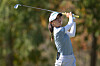 Lydia Ko hits her shot from the fifth tee during the final round of the Kroger Queen City Championship at TPC River's Bend in Maineville, Ohio on Sunday. [AFP/YONHAP]