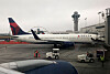 A Delta Air Lines Boeing 737-800 plane sits at the gate at LAX airport in Los Angeles, California, on April 1, 2018. [REUTERS/YONHAP]