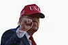 U.S. President Donald Trump gestures on the day he attends an event hosted by America250 in Des Moines, Iowa, on July 3. [REUTERS/YONHAP]