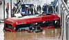 Fire authorities and military personnel conduct a rescue operation at the Gungpyeong 2 underpass Osong County, Cheongju on July 16, 2023 as a temporary embankment on the Miho River collapsed during record rainfall. [NEWS1]