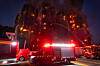 Firefighters try to extinguish a fire that broke out at Wang Fuk Court, a residential estate in the Tai Po district of Hong Kong's New Territories on Nov. 26. [AP/YONHAP]