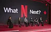 Participants at the 'Next on Netflix 2026 Korea' event are seen on stage at Conrad Seoul in Yeouido, western Seoul, on Jan. 21. Second from left to right, actors Jeon Do-yeon, Nam Joo-hyuk, Son Ye-jin, Park Eun-bin and chef Anh Sung-jae [NETFLIX]